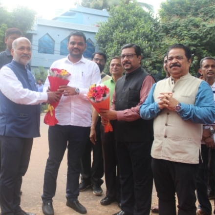 Hon'ble Minister, Skill Development and Technical Education. Sri Sampad Chandra Swain at CIME, Bhubaneswar